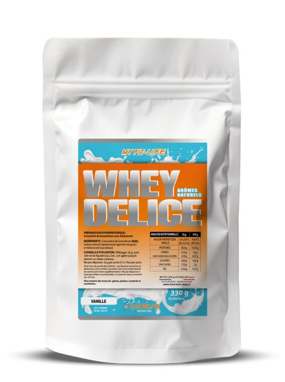 sachet whey delice vanille