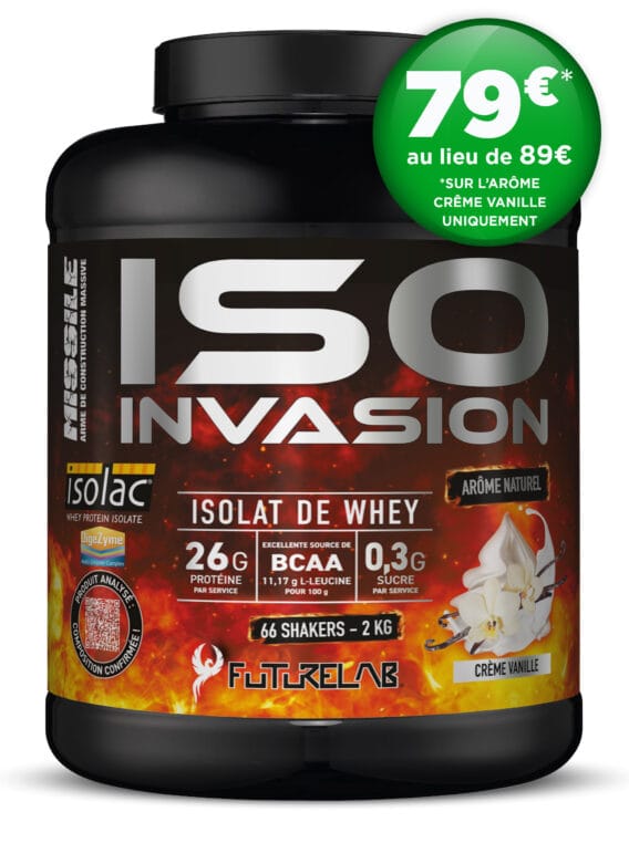 ISO INVASION BD vanille PROMO