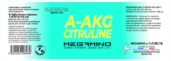 etiquette A AKG CITRULLINE 1