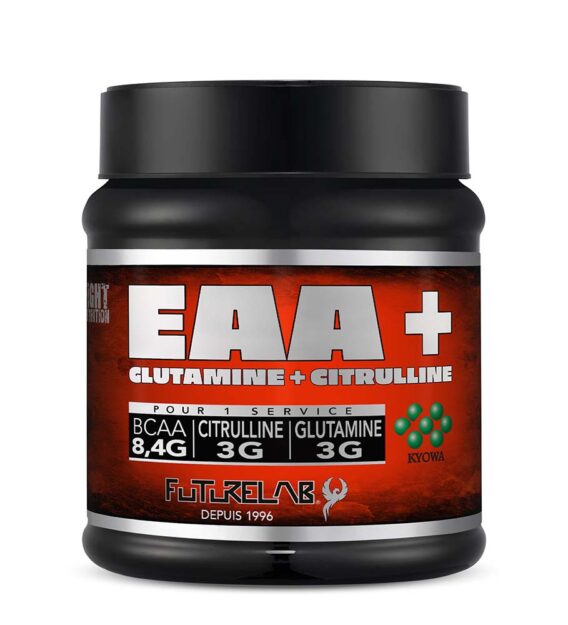 recup musculaire garantie avec l'EAA+ et ses acides aminées et glutamine.
