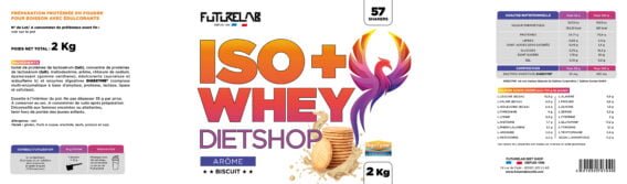 ETIQUETTE ISO WHEY DIETSHOP BIS