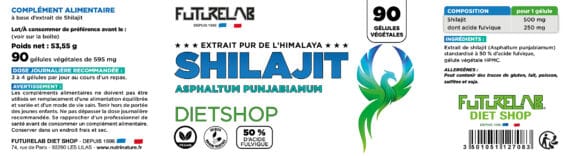 Etiquette SHILAJIT 200 x 55