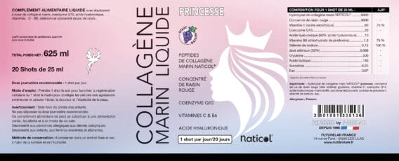 ETIQUETTE SHOT COLLAGENE