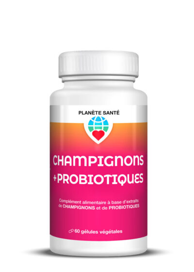 CHAMPIGNONS + PROBIOTIQUES