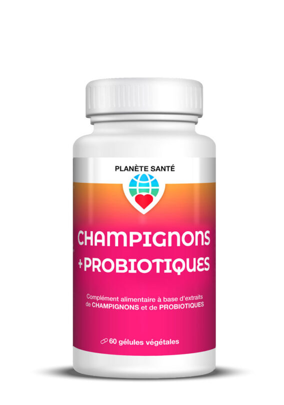 CHAMPIGNONS + PROBIOTIQUES 1 PLANETE SANTE CHAMPI 1
