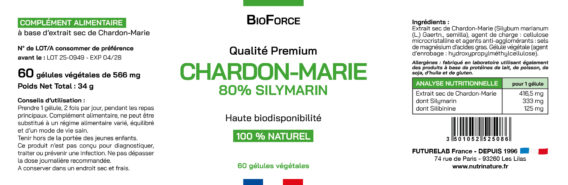 CHARDON-MARIE Sylymarine 2 Etiquette CHARDONMARIE BIOFORCE 160x52 2