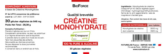 Etiquette CREAPURE BIOFORCE 160x52 1