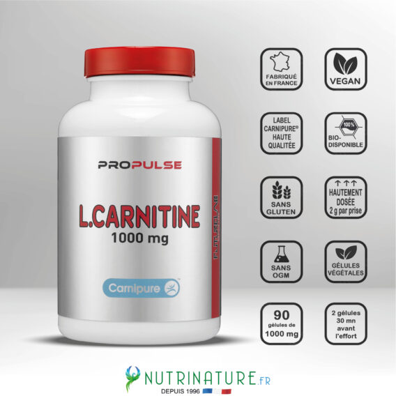 L-CARNITINE 1000 mg CARNIPURE® 7 CREA VIGNETTE SITE CARNITINE CARNIPURE3