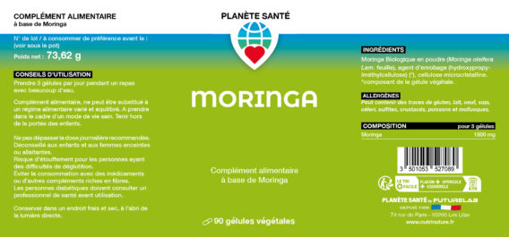 MORINGA 2 ETIQUETTE PLANETE SANTE MORINGA FONCE